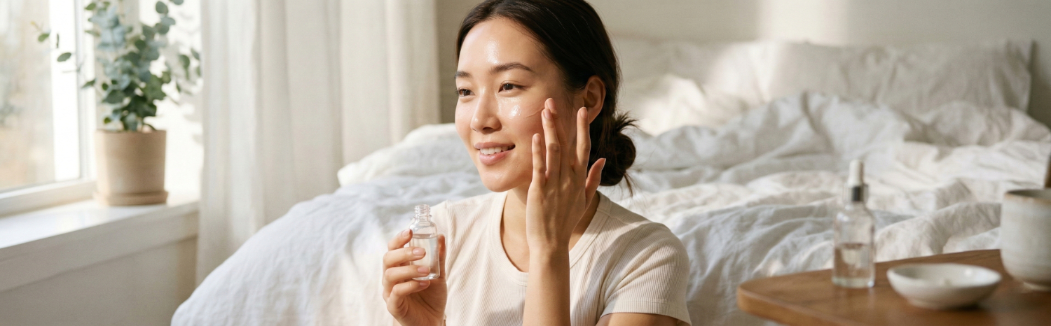 Morning skincare ritual
